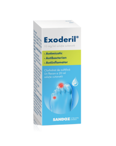 Exoderil solutie cutanata, 10 mg/ml, 20 ml, Sandoz