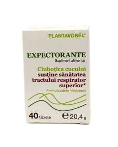 Expectorante, 40 tablete, Plantavorel