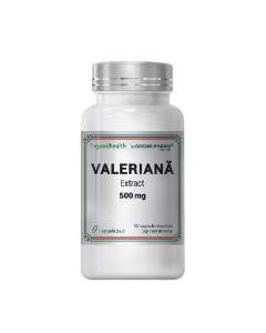 Extract de Valeriana 500mg, 30 capsule, Cosmo Pharm