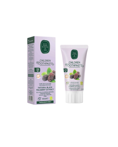 Pasta de dinti cu extract natural din dude negre pt. copii,  2-6 ani 60ml, Eyup 