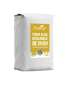 Faina Bio alba de grau tip 480, 1 kg, Pronat