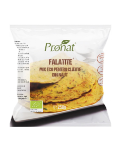 Falatite Mix Bio din faina de naut cu condimente pentru clatite, 250 g, Pronat
