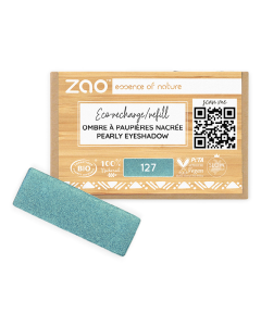 Fard de pleoape, 127 peacock blue, Zao