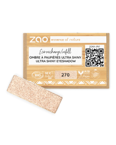 Fard de pleoape ultra shiny, 270 Champagne, Zao