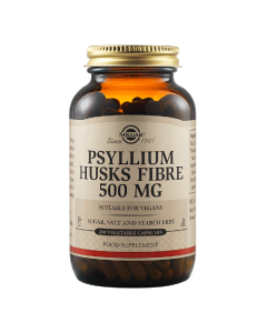 Psyllium Husks Fibre 500mg, 200 capsule, Solgar