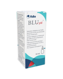 Solutie oftalmica Blu Yal, 10 ml, Fidia Farmaceutici