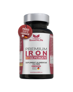 Fier Bisglicinat Premium, 60 capsule vegane, Boost4Life