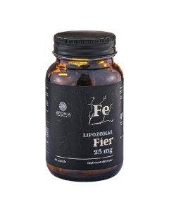 Fier Lipozomal la 25mg, 60 capsule, Aronia Charlottenburg
