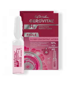 Fiolă cu 10% Acid Hialuronic 4D, H3 Evolution Perfect Look, 1 fiola* 2ml, Gerovital