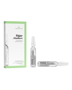 Fiole concentrate pentru hidratare intensa si fermitate Algae Vitalizer, 10*2 ml, Bio Balance