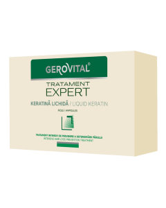 11030 Gerovital Tratament Expert Keratina Lichida Fiole, 10x 10ml