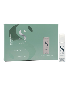 Fiole tratament anti-caderea parului Semi di Lino Scalp Renew Energizing, 12*10 ml, Alfaparf 