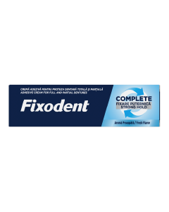 Crema adeziva pentru proteza dentara Complete Strong Hold Fresh, 47 g, Fixodent