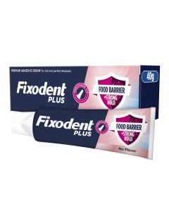 Crema adeziva pentru proteza dentara Food Barrier, 40 g, Fixodent Plus