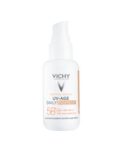 Fluid Colorat apos anti-fotoîmbătrânire SPF50+ Capital Soleil UV-AGE DAILY, 40 ml, Vichy