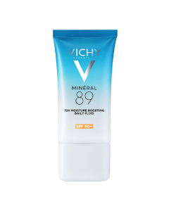 Fluid hidratant 72H cu acid hialuronic Mineral 89, SPF50+, 50 ml, Vichy 