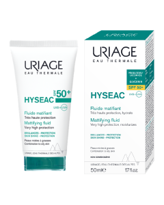 Fluid matifiant SPF50+ Hyseac, 50 ml, Uriage