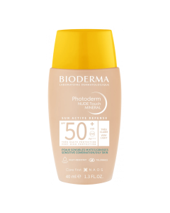 Fluid Photoderm Nude Touch Mineral, SPF50+, Nuanta foarte deschisa, 40 ml, Bioderma