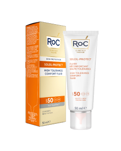 Fluid de protectie solara cu SPF50 Soleil Protect, 50ml, RoC Skincare
