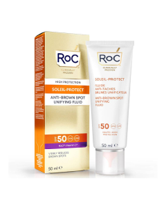 Fluid uniformizant anti pete SPF50, Soleil Protect, 50ml, RoC Skincare