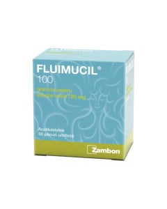 Fluimucil 100 mg, 30 plicuri unidoza, Dr. Reddy's