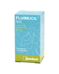 Fluimucil, 600 mg, 10 comprimate efervescente, Dr. Reddy's