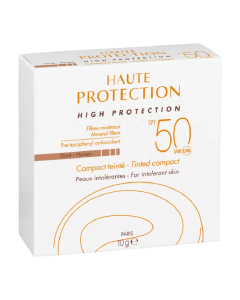 Crema compacta nuantatoare fotoprotectie  SPF50, nuanta Dore Honey, 10 g, Avene