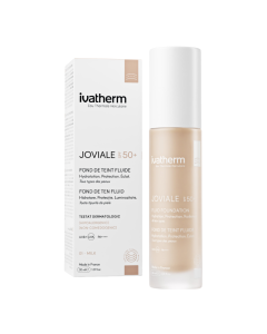 Fond de ten fluid cu SPF50+ Joviale, 01 Milk, 30 ml, Ivatherm