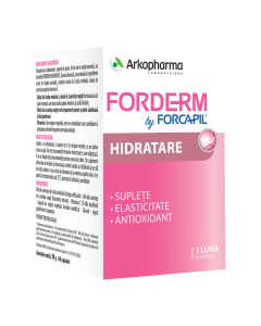 Forderm Hidratare, 60 capsule, Forcapil