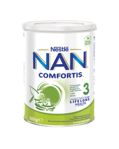 Formula de lapte de continuare Nan 3 Comfortis, 1-2 ani, 800 g, Nestle