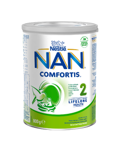 Formula de lapte praf Nan 2 Comfortis, 6+ luni, 800 g, Nestle