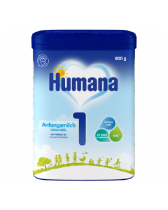 Formula de lapte de inceput 1, +0 luni, 800 g, Humana