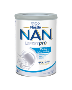 Formula de lapte praf Fara Lactoza Nan Expert Pro, +0 luni, 400 g, Nestle