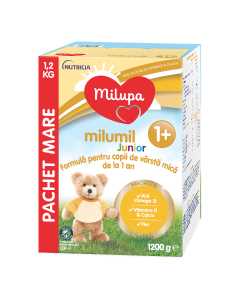 Formula de lapte Milumil Junior, 1 an+, 1200 g, Milupa