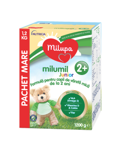 Lapte praf  Milupa Milumil Junior, 1200 g, de la 2 ani
