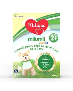 Lapte praf  Milupa Milumil Junior, 600 g, de la 2 ani