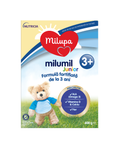 Lapte praf Milupa Milumil Junior, 600 g, de la 3 ani