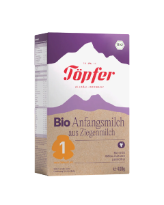 Formula de lapte praf pe baza de lapte de capra Bio 1, 400 g, Topfer