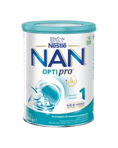 Formulă de lapte praf Nan1 Optipro HMO, 0+ luni, 800 g, Nestle 