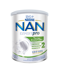Formula speciala de lapte praf Nan Expert Pro Total Confort 2, 800g, Nestle