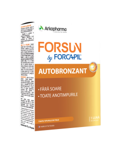 Forsun Autobronzant, 30 capsule, Forcapil