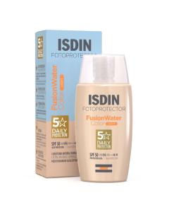 Crema protectie solara SPF50, Fotoprotector Fusion Color Light, 50ml, Isdin