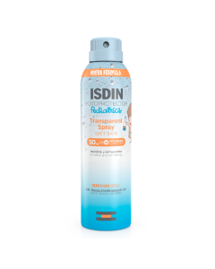 Spray transparent protectie solara copii SPF50, Fotoprotector Pediatrics Wet Skin, 250ml, Isdin