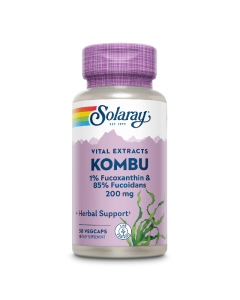 Kombu Fucoxanthin Solaray, 30 capsule, Secom
