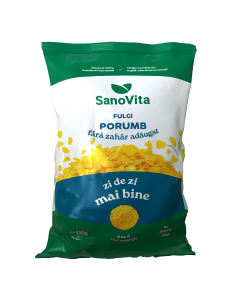 Fulgi de porumb fara zahar, 450g, Sanovita