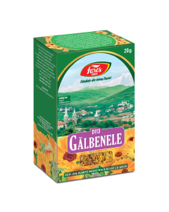 Galbenele, flori, D113, ceai la punga, 20g, Fares
