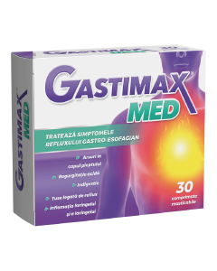 Gastimax Med, 30 comprimate masticabile, Fiterman Pharma