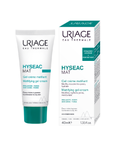 Gel crema matifiant Hyseac Mat, 40 ml, Uriage
