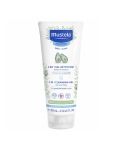 Mustela 2 in1 Gel de curatare Par si Corp, 200 ml