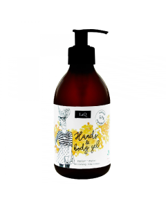 Gel de curatare pentru maini si corp, pepene galben, 300 ml LaQ
